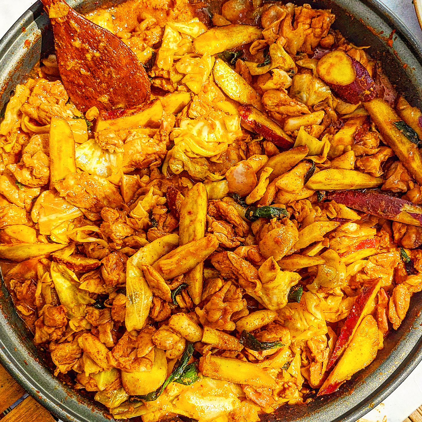 cook dak-galbi